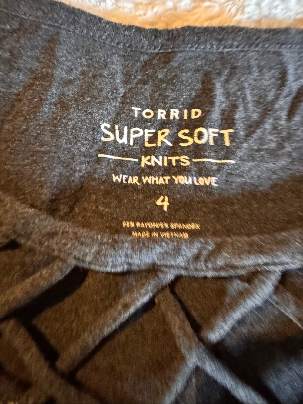 torrid Black Super Soft Knits Short Sleeve Tee